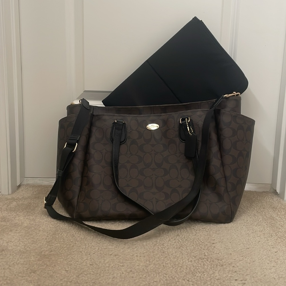 Coach Signature Diaper Bag - Picture 4 of 9